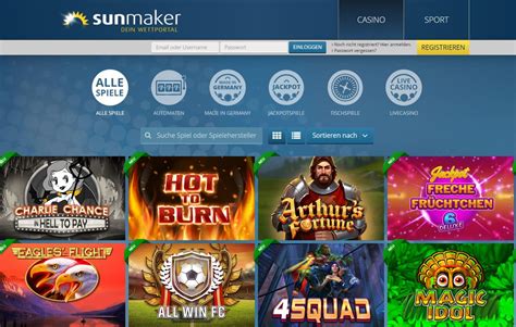  kostenlose casino spiele sunmaker